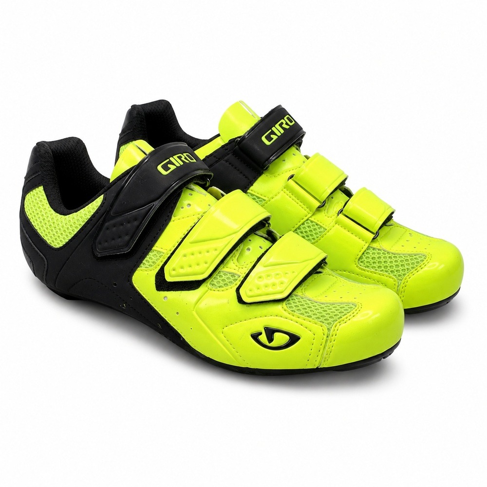 Giro Treble II Cycling Shoes Mens 9.5 Highlight Yellow Good Road Biking